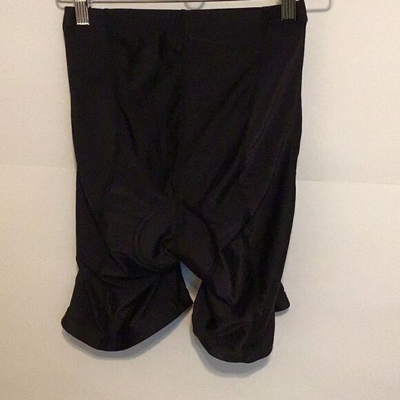 IN Sport Black Athletic Exercise Biker Shorts Nylon Lycra Size XL - Picture 3 of 10